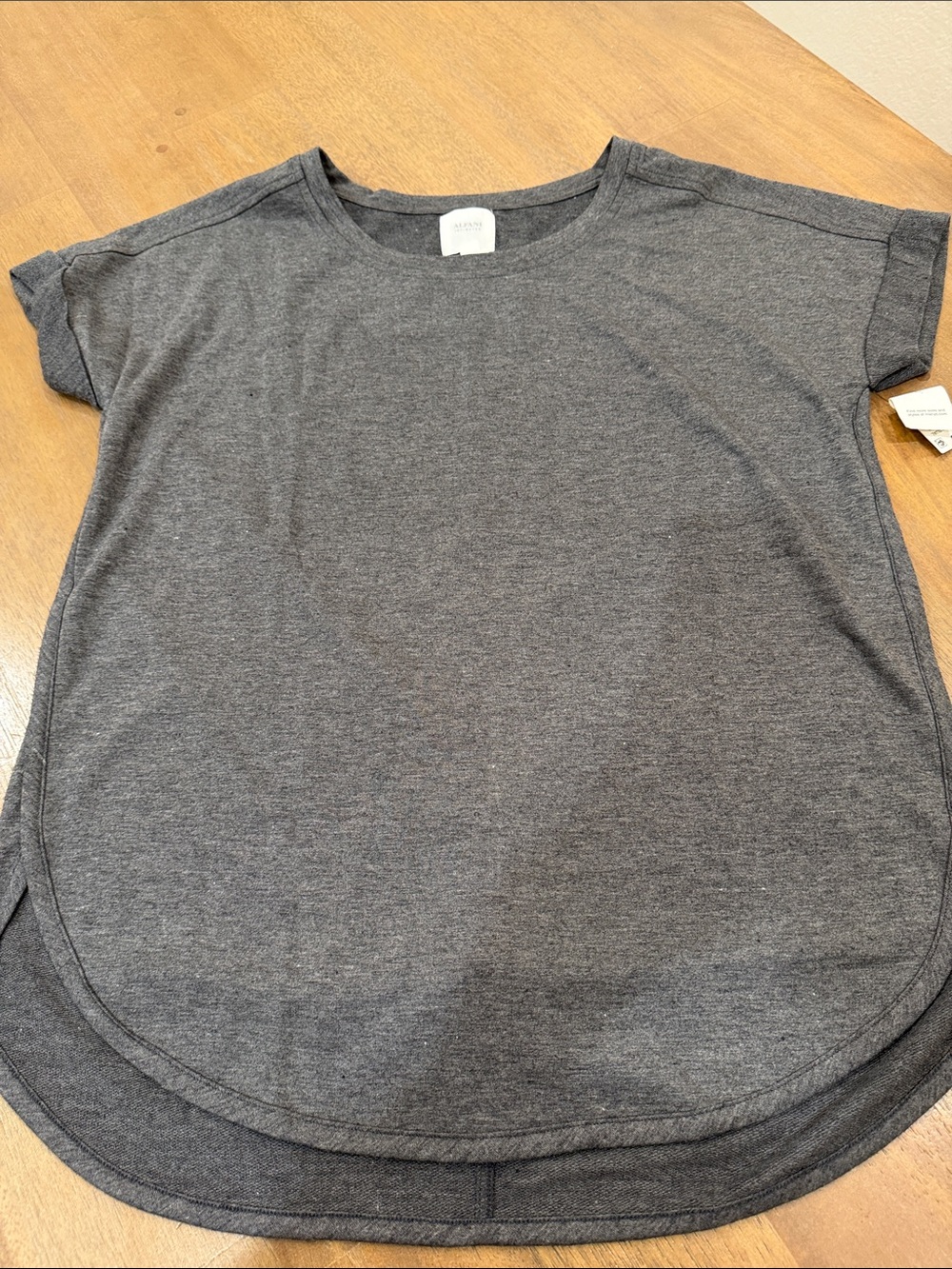 NWT Women’s Alfani Charcoal Gray Pajama Set.  Size medium.